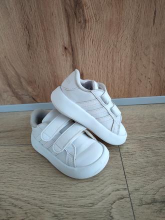Biele botasky adidas, veľ. 21, adidas,21