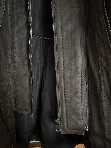 Pánska kožená bunda kara - 48, 48