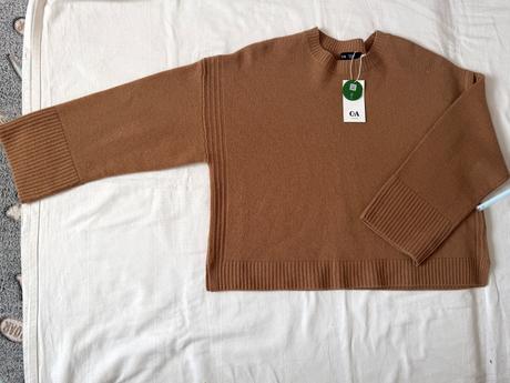 Luxusný sveter premium kašmír, vlna, c&a,xl