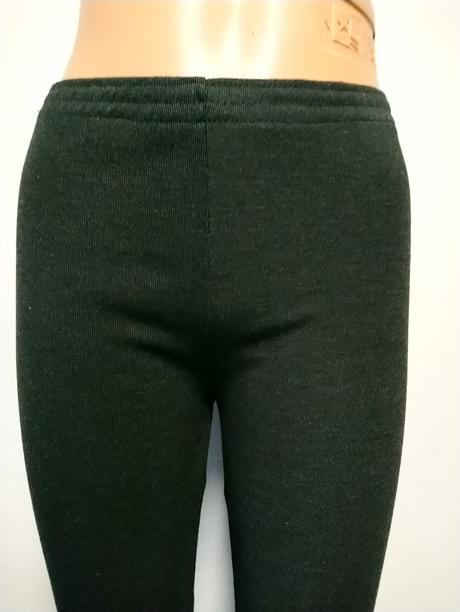 Dámske tmavo sivé tepláky, green leaf, s