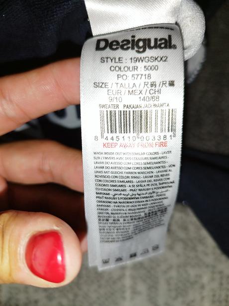Desigual mikina, desigual,140