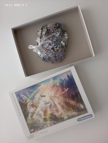 Puzzle jednorožce 500 (už s poštovným), 