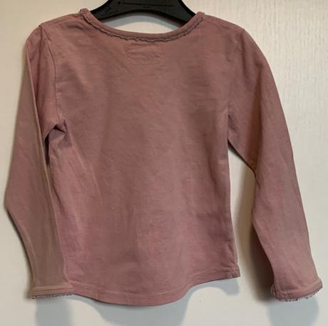 Next ružové tričko s dlhým rukávom, 92