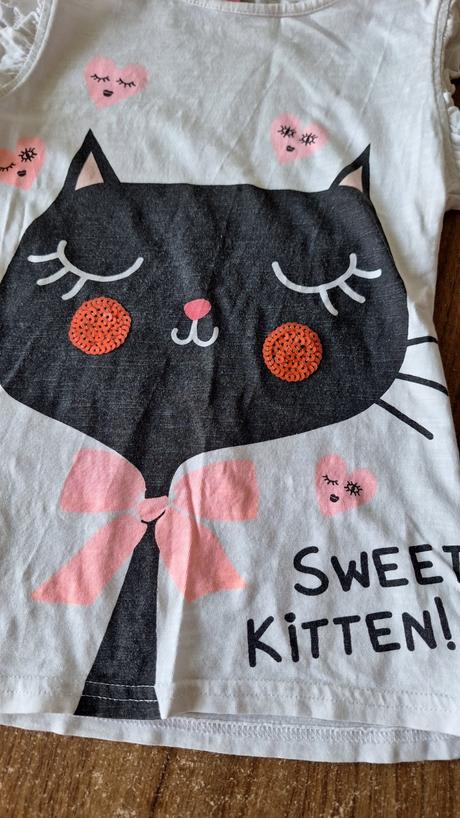 Tričko s mačičkou, kiki&koko,122