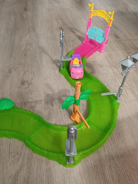 Barbie dráha pre koníka a autíčko, 