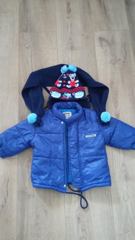 Bunda+ čiapka so šálom, 74