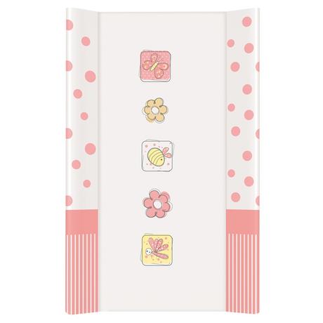 Prebaľovacia podložka spevnená ružová včielka, 