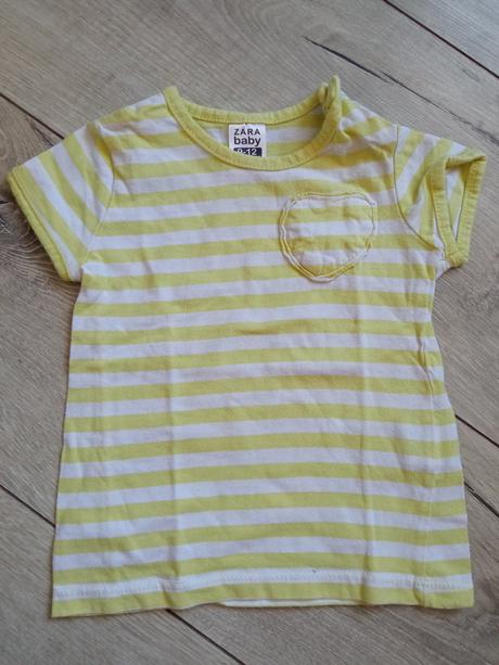 Dievčenské pásikavé tričko zara (80), zara,80