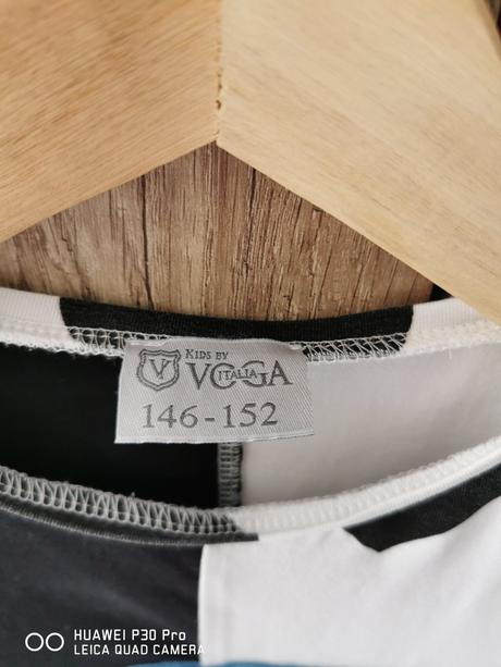 Detské asimetrické tričkové šaty, 146