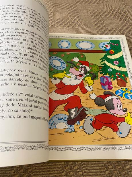 Krásna zberateľská kniha walt disney veselé vianoc, 
