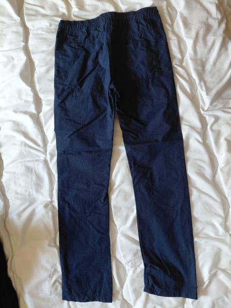Tenké nohavice m&s vel 11-12 r modré, marks & spencer,152