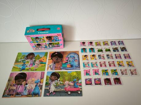 Puzzle doktorka plyšáková + pexeso,