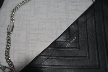 Elegantná kožená kabelka karen millen, 