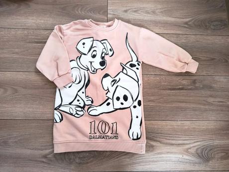 Predľžená mikinja,top stav, zara,104