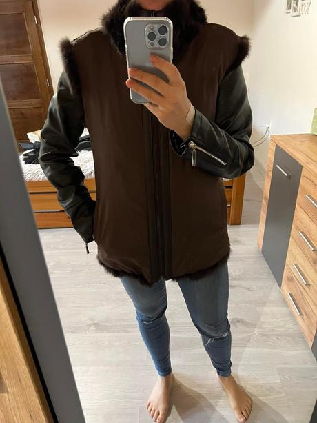 House of gilet rabbit luxusna kozusinova vesta, l