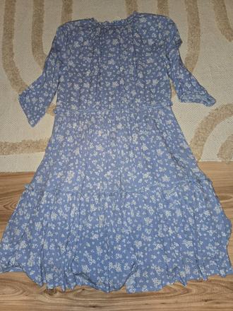 Krásne modré šatky 140, c&a,140