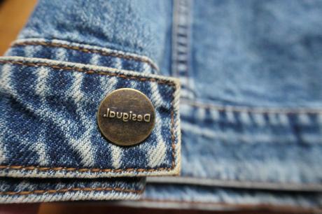 Desigual original nadherna,vysivana riflovka 38, desigual,38