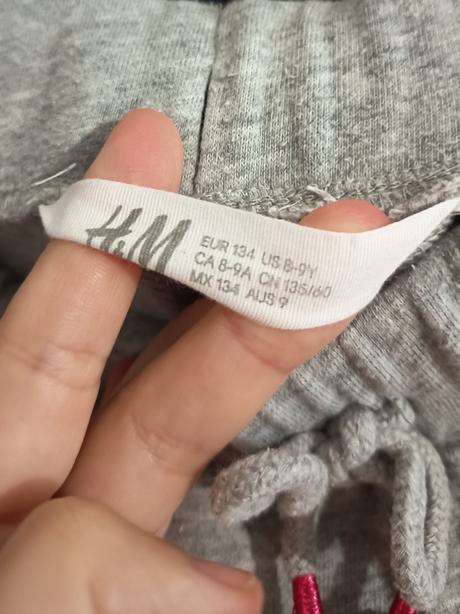 Tepláky, h&m,134