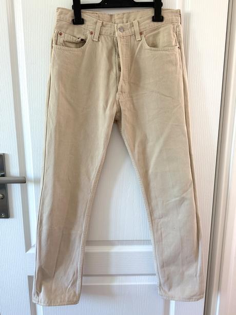 Levi's 501 vintage béžové bavlna,, levis,l