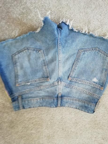 Kraťasy riflové, bershka,164