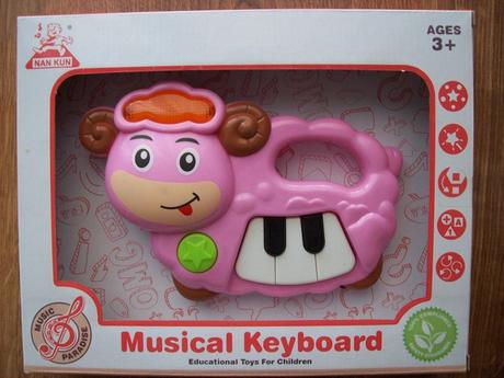 Baby piánko - kravička,