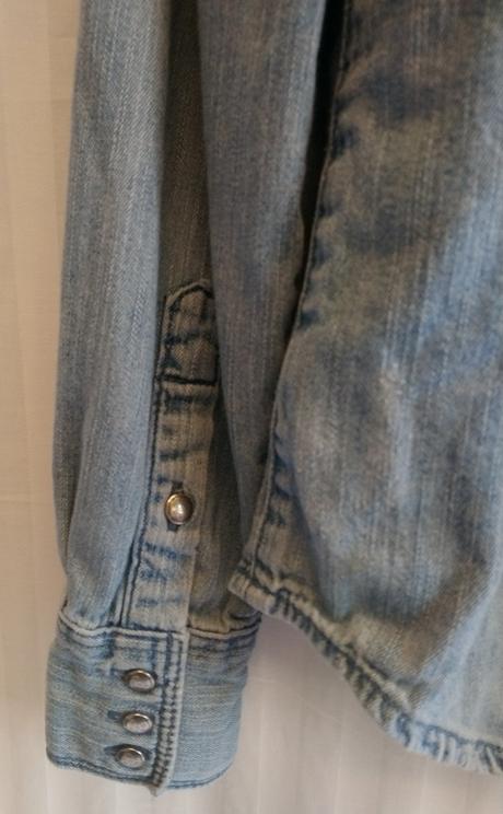 Pánska riflová modrá košeľa, salt, m, m