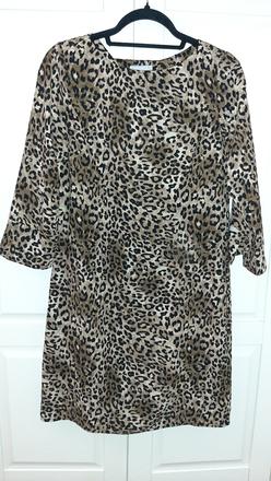 Leopardie oversize šaty h&m, h&m,s
