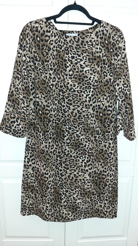 Leopardie oversize šaty h&m, h&m,s