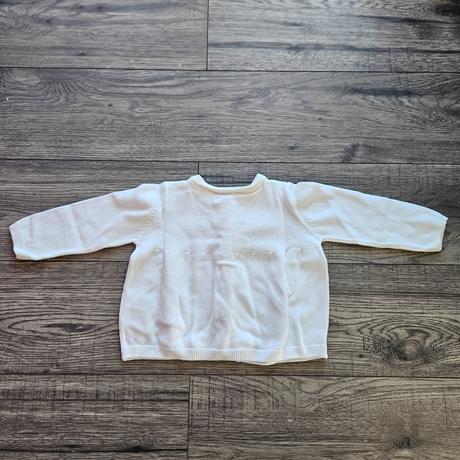 Biely svetrík na gombíky 68, sinsay,68