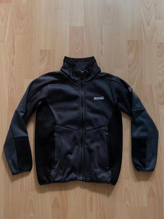 Čierna športová mikina na zips regatta great outdo, regatta,128