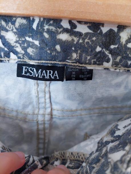 Damske sortky kratasy riflove, esmara,36