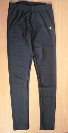 Čierne legíny na gymnastiku a šport, 128