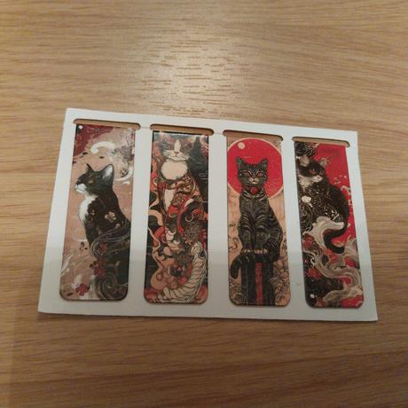 4ks magneticke zalozky macky, 