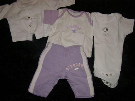 Súprava + body + svetrík, diadora,56