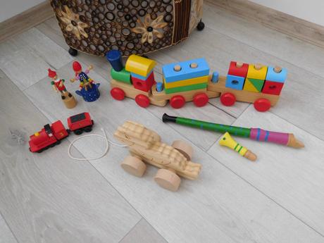 Drevené hračky pre dieťatko, 
