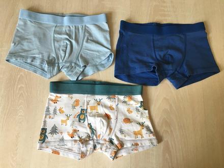 6ks spodne pradlo, h&m,104