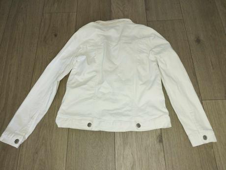 Biela rifľová bunda, esmara,36