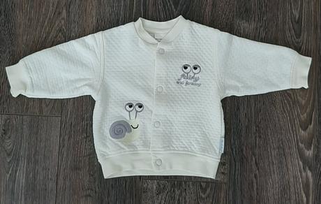 Kremovy prechodny svetrik/ mikina v.68, richelieu,68