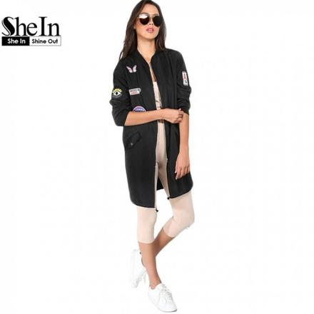 Cierna bomberka s nasivkami, l / m