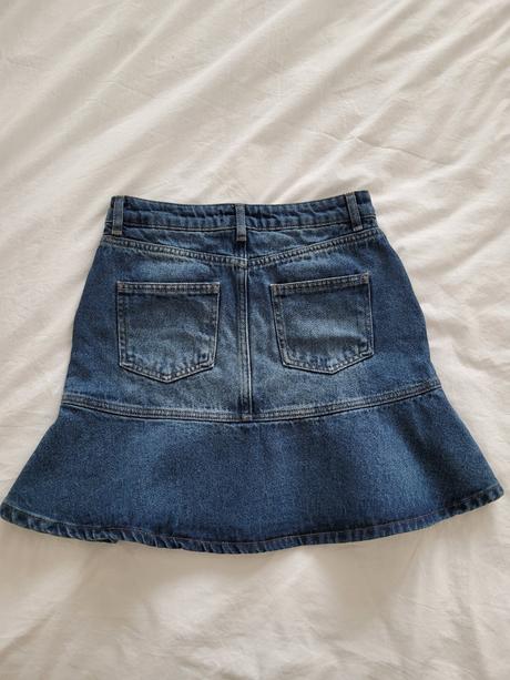 Riflová sukňa, mohito,s