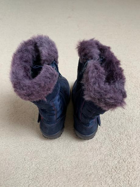 Predám modré zateplené čižmičky elefanten, v. 27, elefanten,27