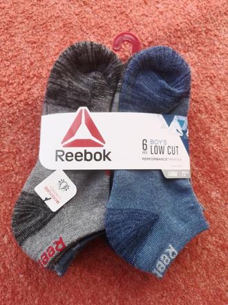 Reebok ponožky 6ks veľkosť 36-42, reebok,36 - 42