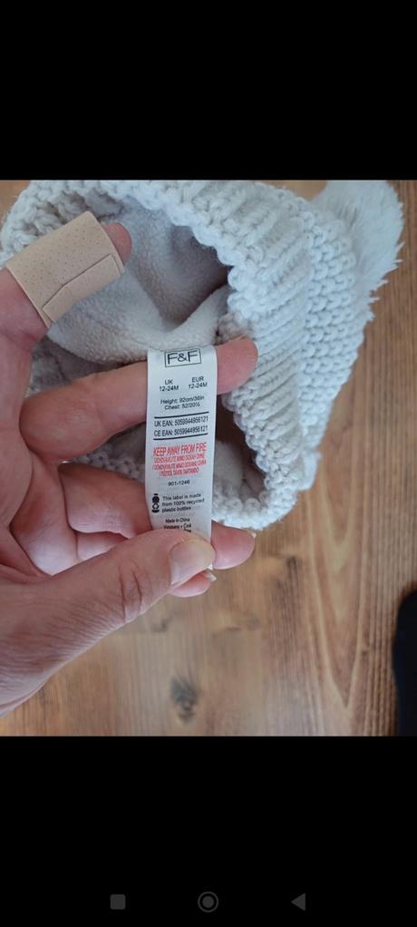 Zimná čiapka s rukavicami, f&f,92