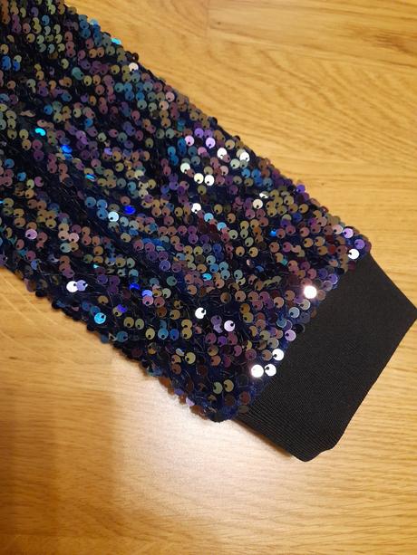 Flitrová mikina / sveter, c&a,170