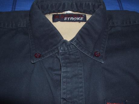 Tmavomodrá denimová košeľa, 128