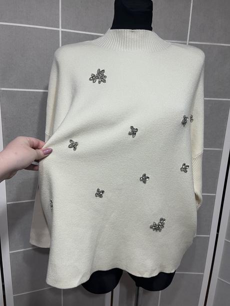 Dámsky sveter s kamienkami, l / m