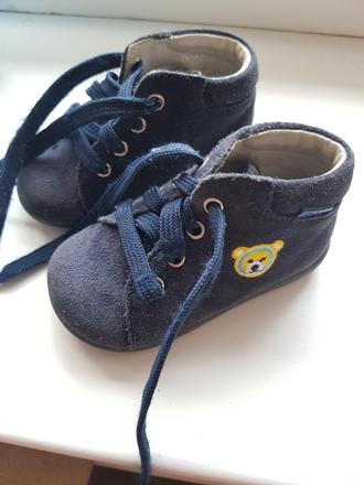 Prechodné kožené topánky zn. richter, č. 19, richter,19