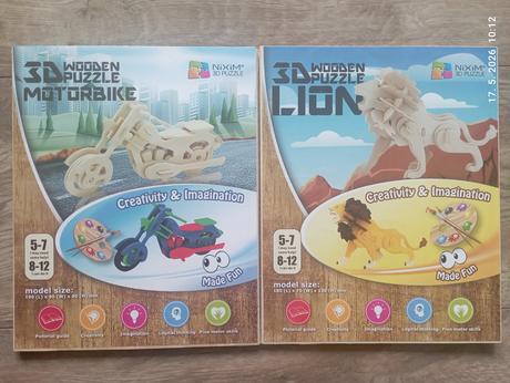 3d puzzle (už s poštou), 