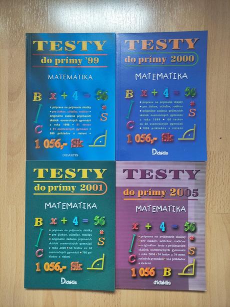 Testy do prímy - matematika, 