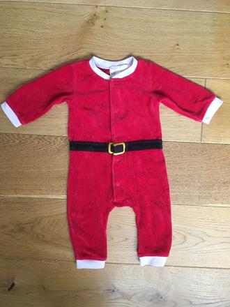 Vianočné pyžamko ( overal), h&m,74